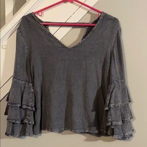 Style Envy Ruffle Sleeve Top